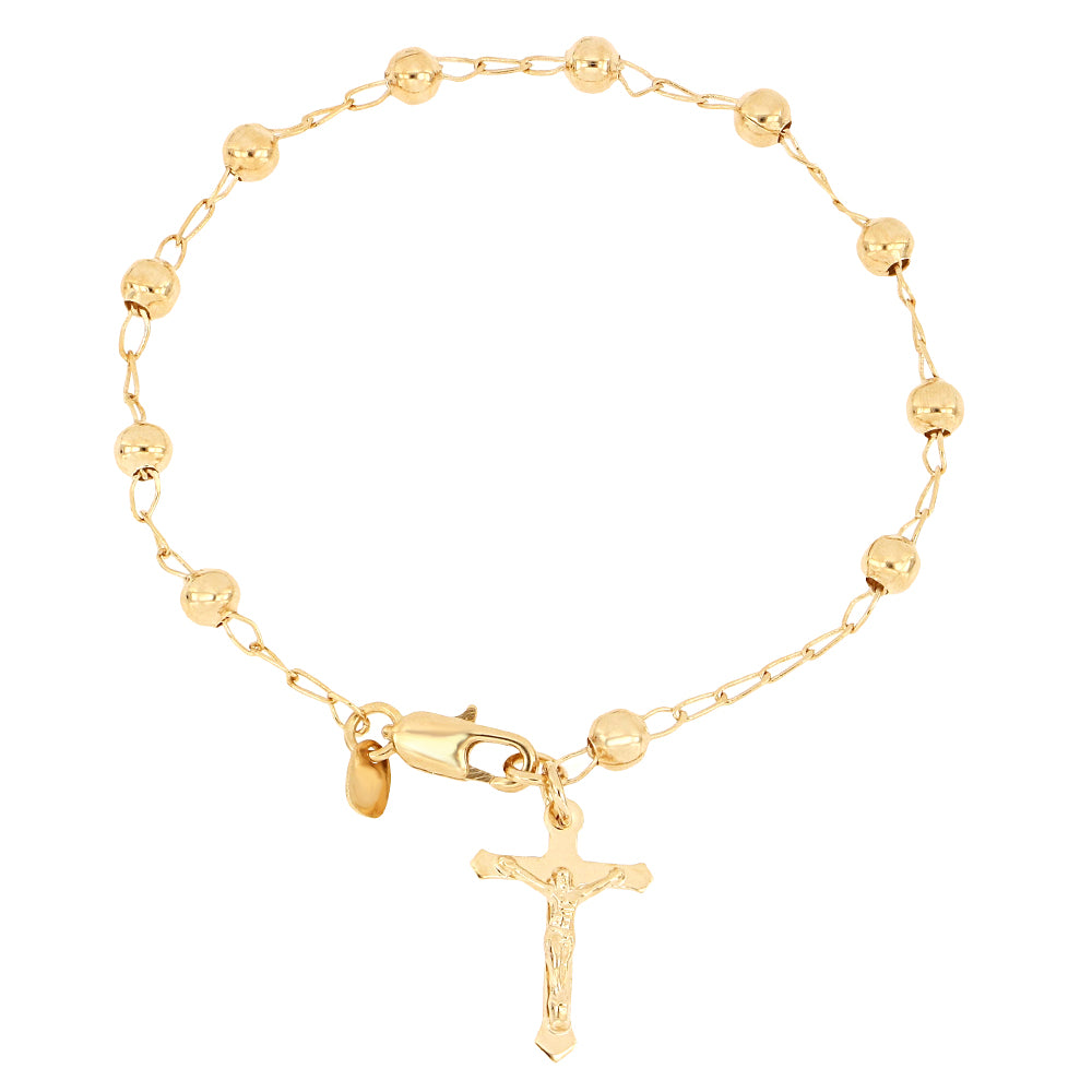 PULSERA MISTERIO BOLA 4 CON CRUZ