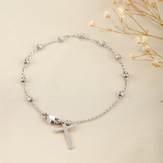 PULSERA MISTERIO BOLA 3 CON CRUZ