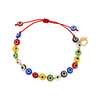 PULSERA OJO TURCO CON DIJE HILO AJUSTABLE