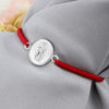 PULSERA VIRGEN DE GUADALUPE REDONDA HILO AJUSTABLE