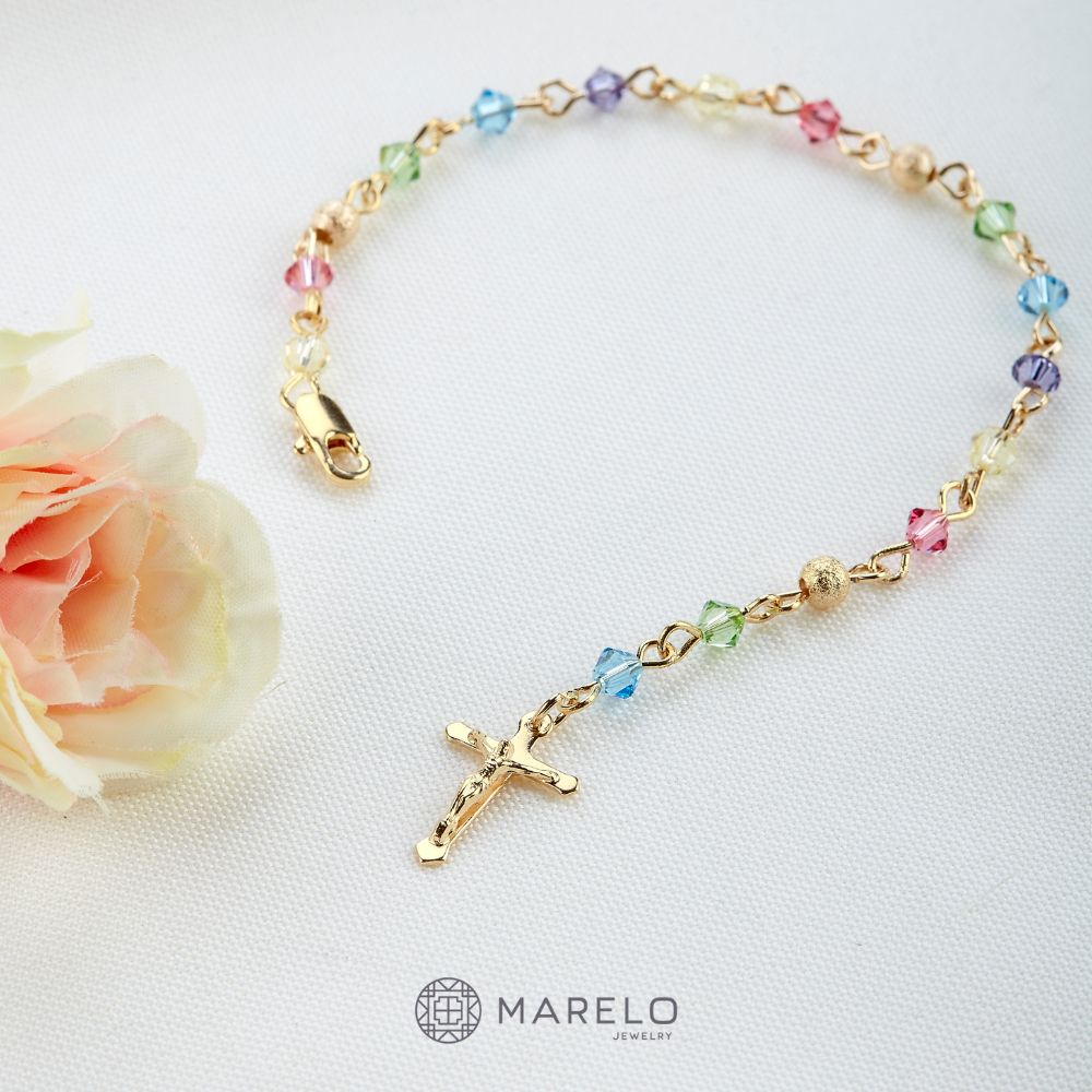 PULSERA MISTERIO CRISTAL KOLORS 4 MM