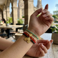 PULSERA SAN BENITO COLGANTE ELÁSTICA DE CRISTAL