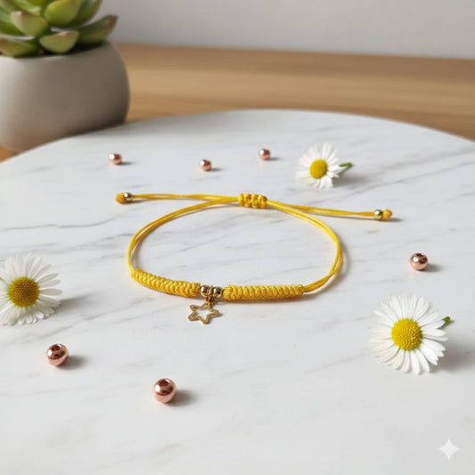 Pulsera Estrella de hilo ajustable