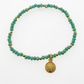PULSERA SAN BENITO COLGANTE ELÁSTICA DE CRISTAL